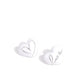 Glimmering Love - White Post Earring