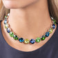 Alluring A-Lister - Green Choker Necklace