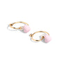 Romantic Representative - Pink Hoop Earring