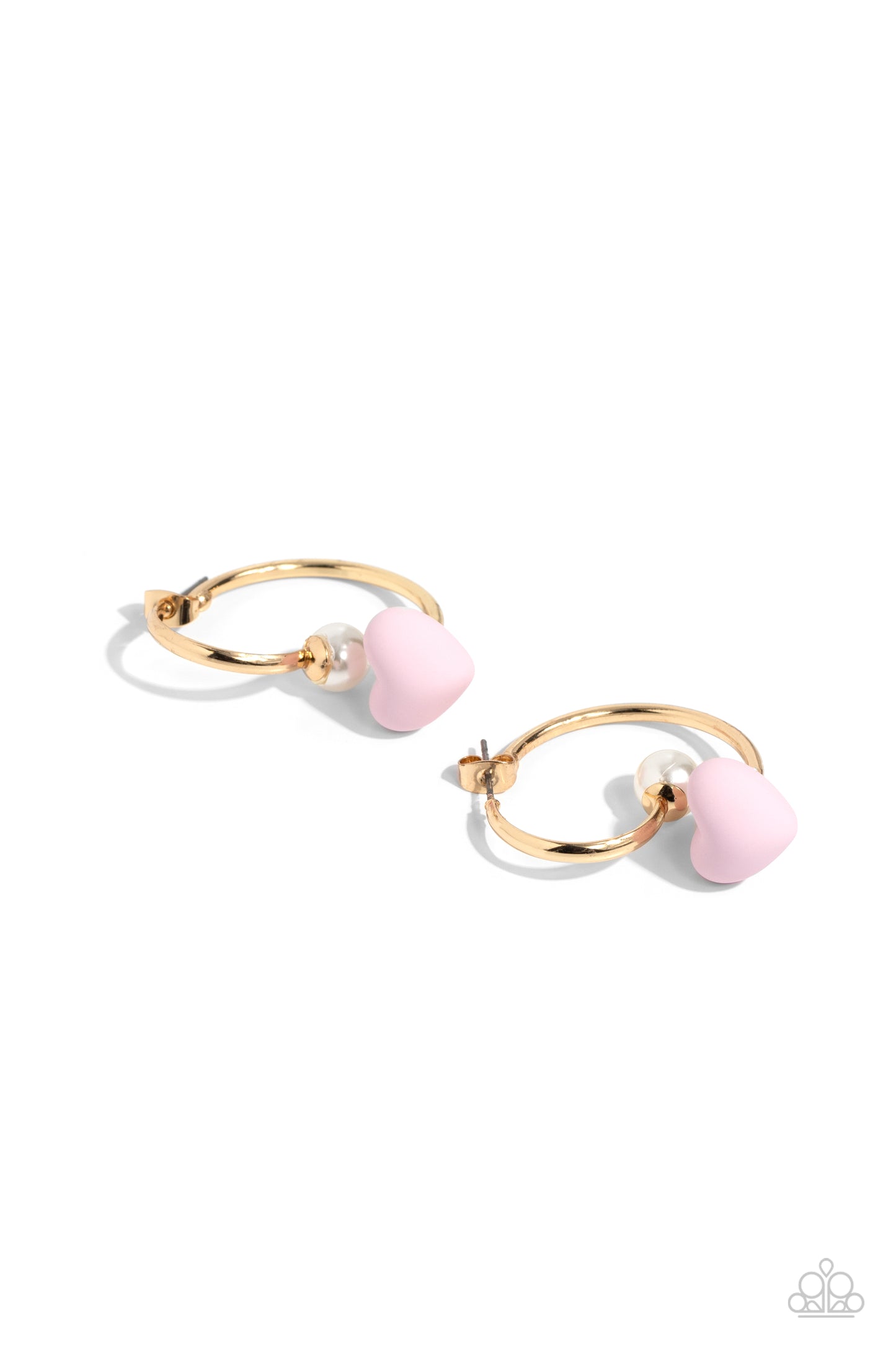 Romantic Representative - Pink Hoop Earring