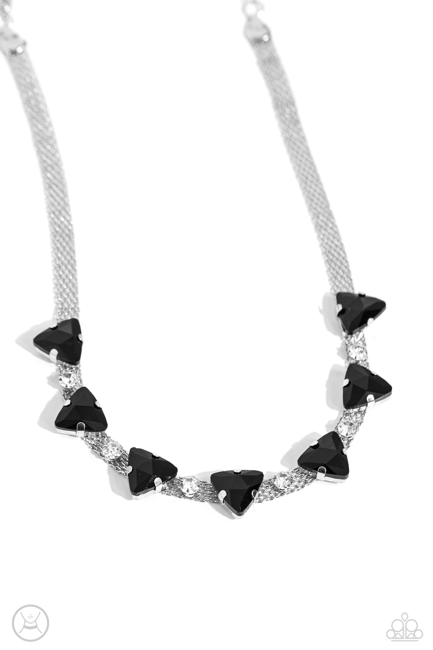 Strands of Sass - Black Choker Necklace