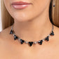 Strands of Sass - Black Choker Necklace