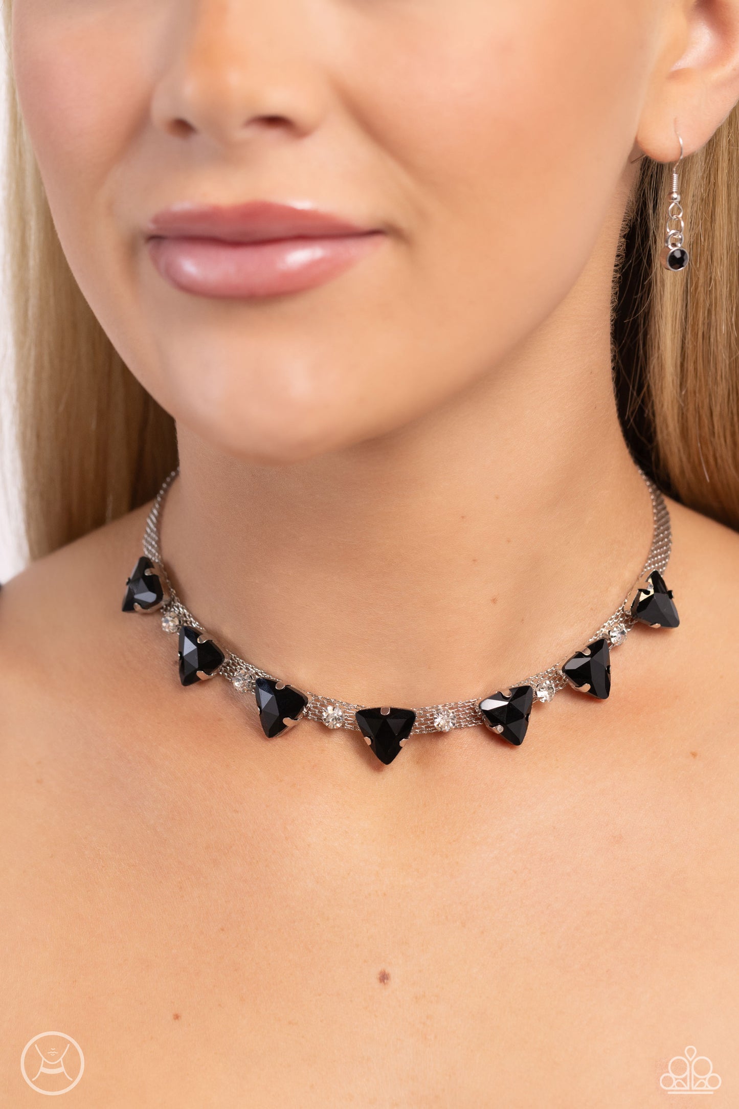 Strands of Sass - Black Choker Necklace