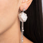 Graceful Gesture - White Post Earring