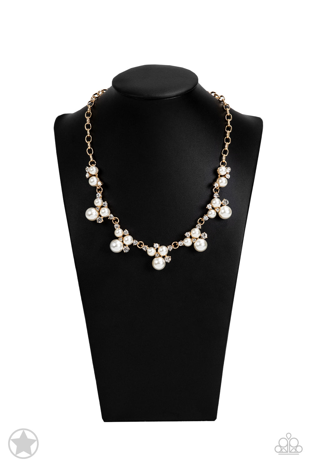 Toast To Perfection - Gold Blockbuster Necklace