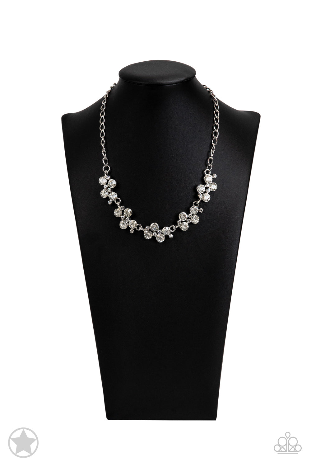 Hollywood Hills - White Blockbuster Necklace