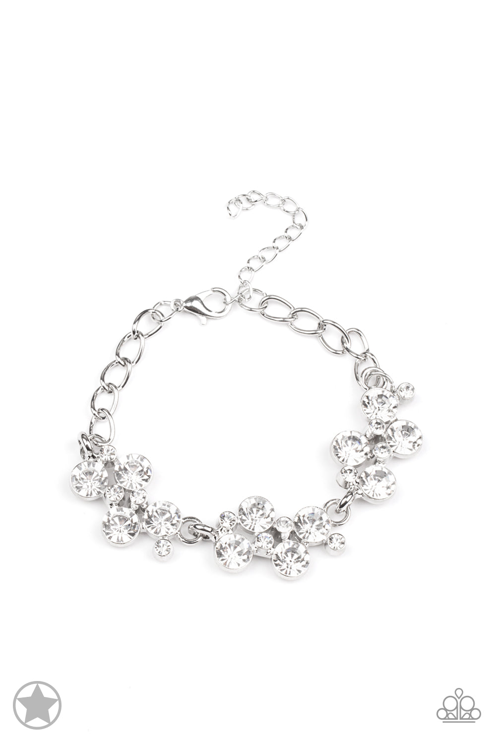 Old Hollywood - White Blockbuster Bracelet