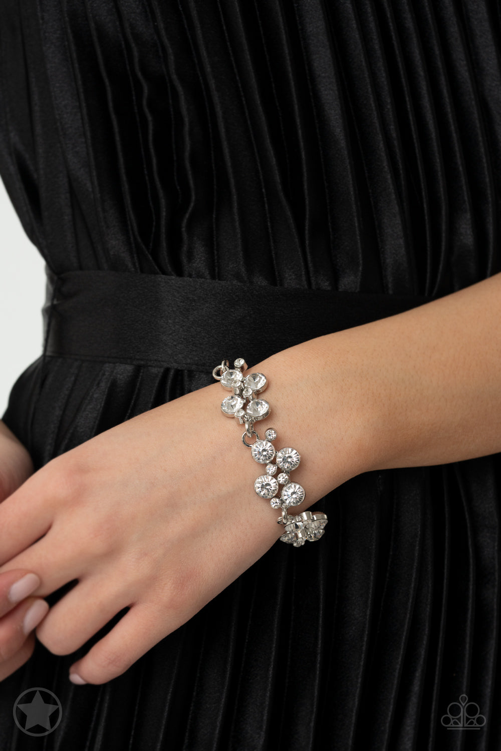 Old Hollywood - White Blockbuster Bracelet