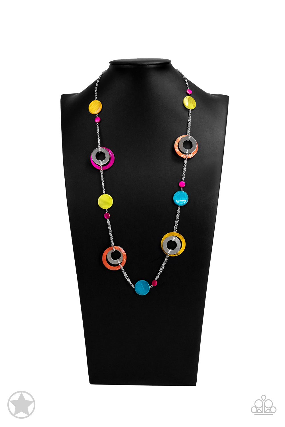 Kaleidoscopically Captivating - Multi Blockbuster Necklace