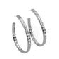Borderline Brilliance - Black Hoop Earring