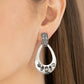 Broker Babe - Silver Clip-On Earring
