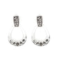 Broker Babe - Silver Clip-On Earring