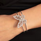 Butterfly Bella - White Bracelet