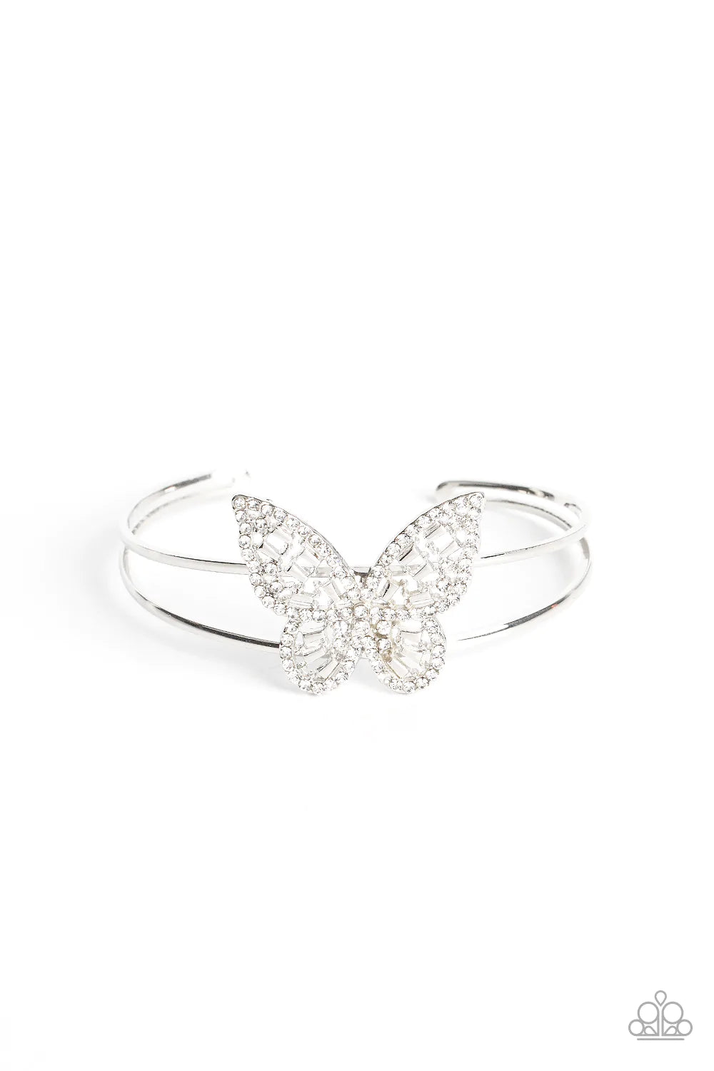 Butterfly Bella - White Bracelet