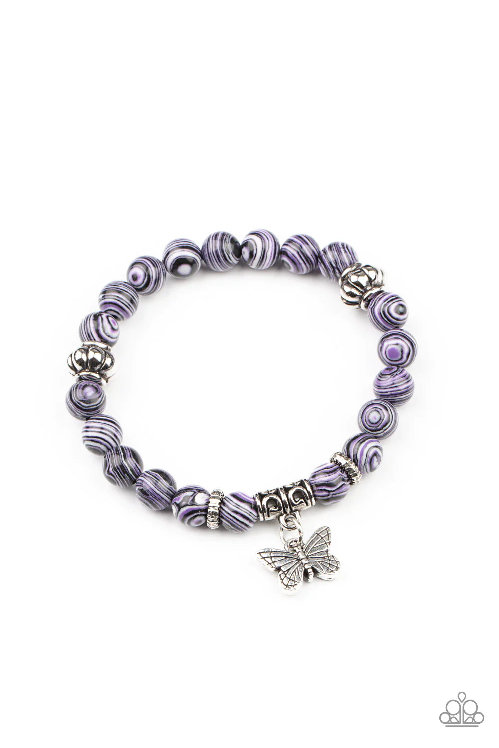 Butterfly Wishes - Purple Urban Bracelet