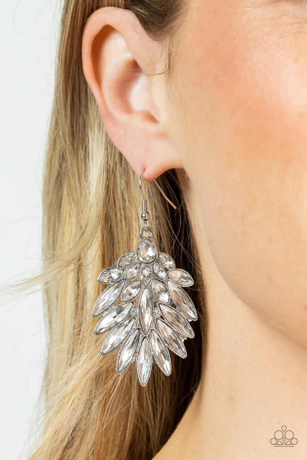 COSMIC -politan - White Earring