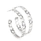 Climate CHAINge - Silver Hoop Earring
