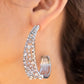 Cold as Ice - White Hoop Earring