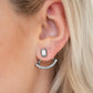 Delicate Arches - Black Post Earring