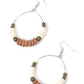 Earthy Esteem - Brown Earring