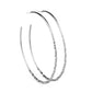 Embellished Edge - Black Hoop Earring