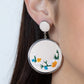 Embroidered Gardens - Multi Post Earring