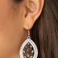 Encased Elegance - Silver Earring