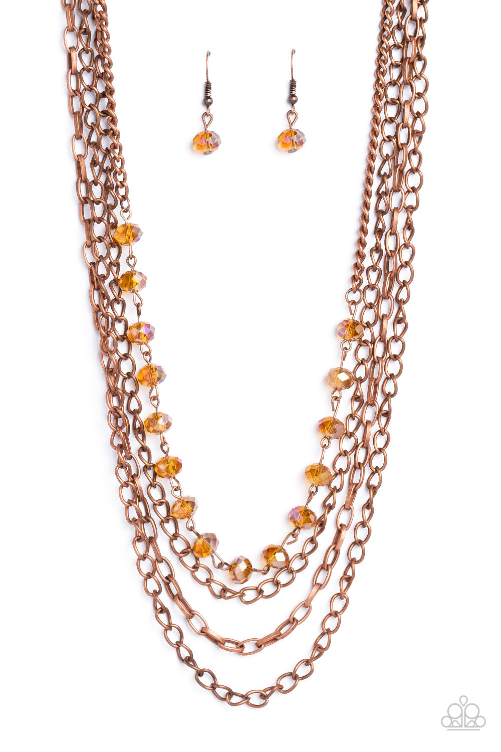 Extravagant Elegance - Copper Necklace