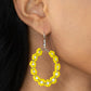 Festively Flower Child - Yellow Earring