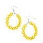 Festively Flower Child - Yellow Earring