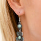 Free-Spirited Flourish - Blue Earring