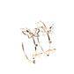 Full Out Flutter - Gold Hoop Earring