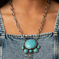 Geographically Gorgeous - Blue Necklace