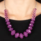 Happy-GLOW-Lucky - Purple Neklace