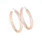 Hoop Hustle - Rose Gold Hoop Earring