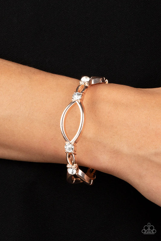 Interwoven Illusion - Rose Gold Bracelet