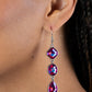 Reflective Rhinestones - Pink Earring