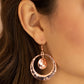 Rounded Radiance - Copper Earring