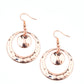 Rounded Radiance - Copper Earring