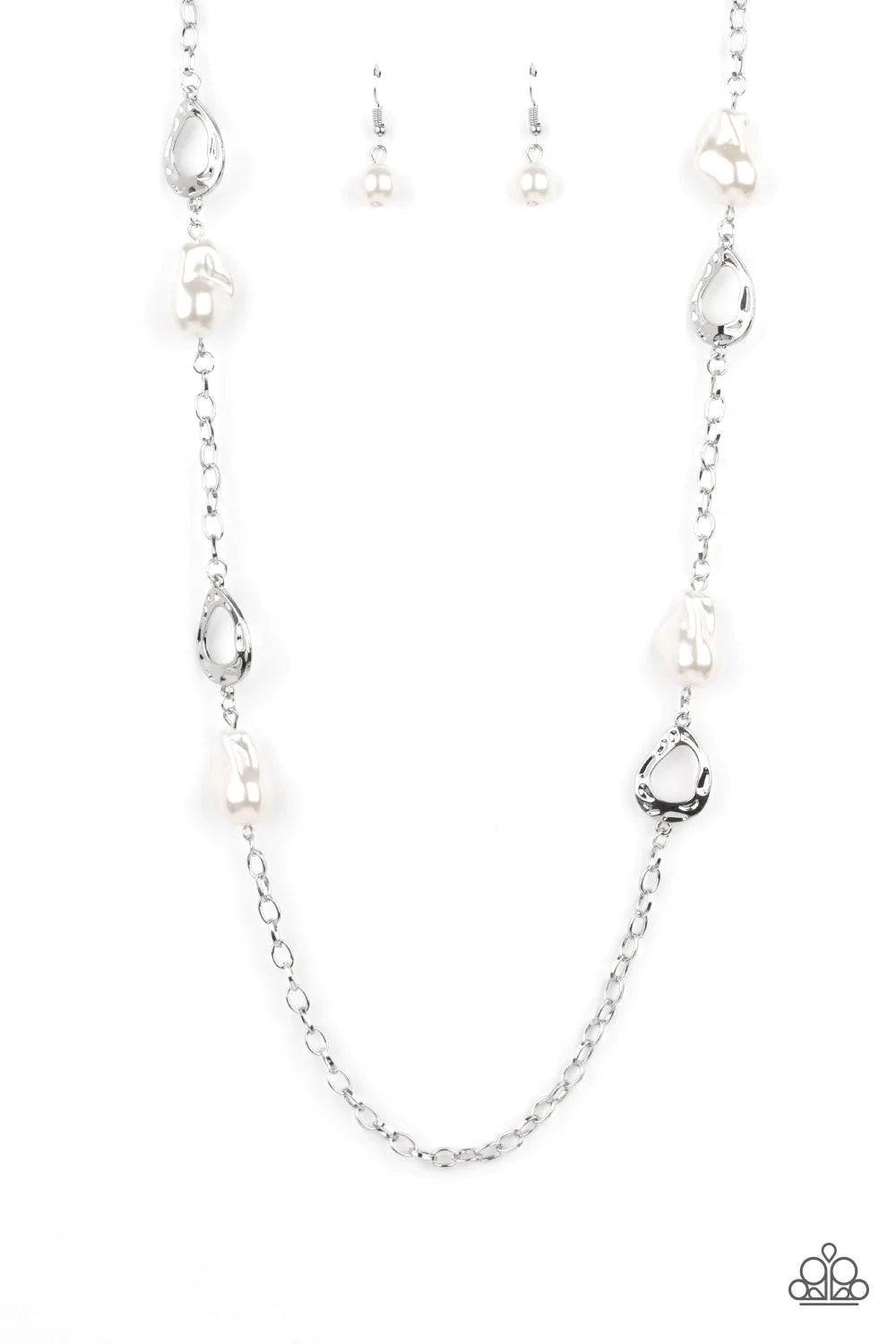 Rustic Refinery - White Necklace