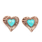Rustic Romance - Copper Post Earring