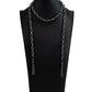 SCARFed for Attention (Gunmetal) - Black Necklace