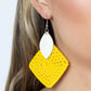 Sabbatical WEAVE - Yellow Earring