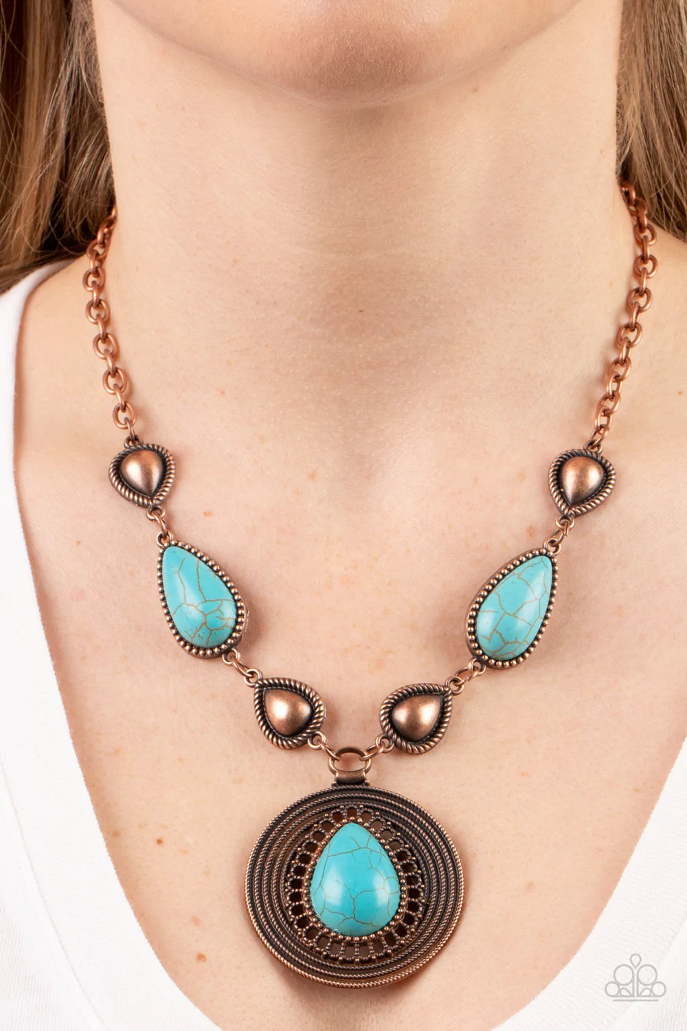 Saguaro Soul Trek - Copper Necklace