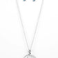 Swinging Shimmer - Blue Necklace