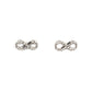 Turn Of The Century - White Post Earring