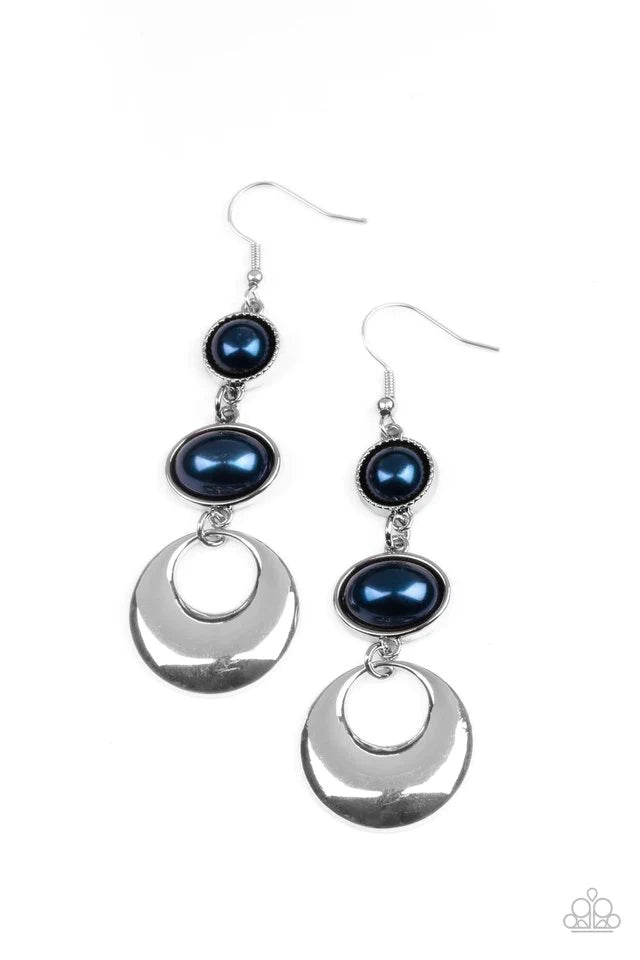 Bubbling To The Surface - Blue Earring